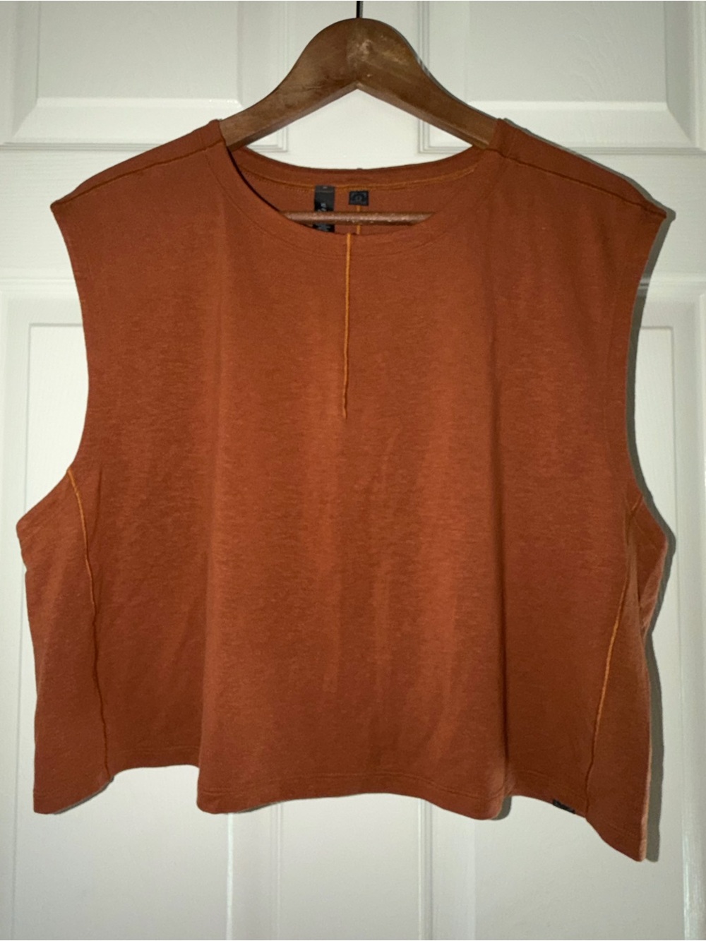 Lululemon Lab Esker Cropped Tank Sable Size XL